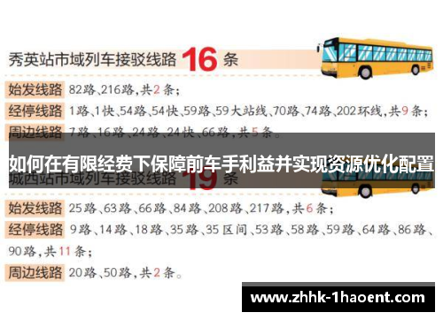 如何在有限经费下保障前车手利益并实现资源优化配置